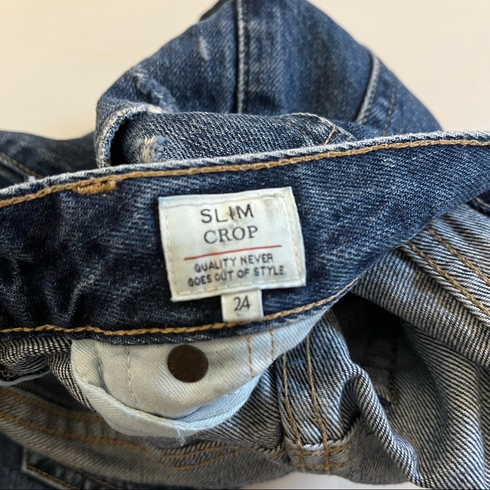 RARE - Levi’s Cropped Jeans Size 24 - Picture 4 of 4